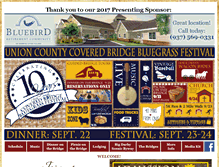 Tablet Screenshot of coveredbridgefestival.com